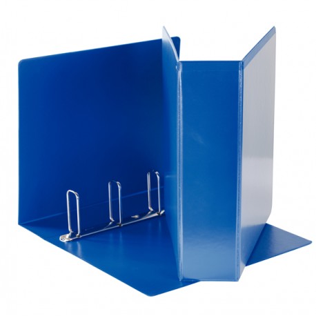 Raccoglitore personalizzabile Display - 22 x 30 cm - 4 anelli quadri 65 mm - dorso 8,5 cm - blu - Esselte
