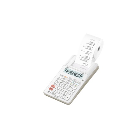 Calcolatrice scrivente HR-8RCE - 12 cifre - 8,2 x 10,2 x 23,9 cm - bianco - Casio