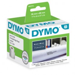 Rotolo 260 etichette LW 1983172 - 36 x 89 mm - carta - indirizzi estesi - bianco - Dymo