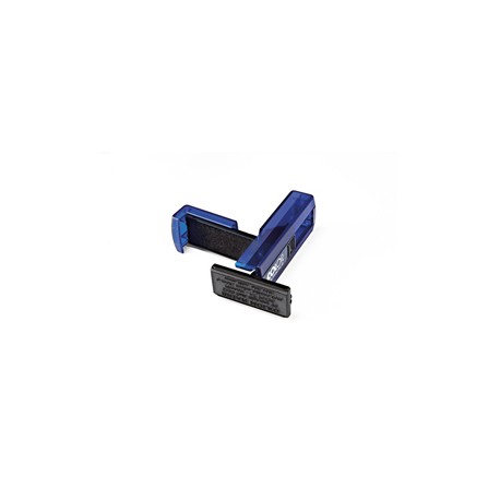 Timbro Pocket Stamp Plus 30 - 18 x 47 mm - 5 righe - autoinchiostrante - blu indaco- Colop