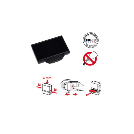 Tampone di ricambio E/PSP30 per Pocket Stamp Plus 30 - nero - Colop