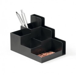 Portaoggetti da scrivania Optimo - 16,2 x 11,8 x 11 cm - nero - Durable