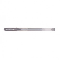 Penna a sfera gel con cappuccio Uni Ball Signo M120  - punta 0,8mm  - argento - Uni Mitsubishi