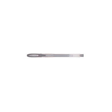 Penna a sfera gel con cappuccio Uni Ball Signo M120  - punta 0,8mm  - argento - Uni Mitsubishi