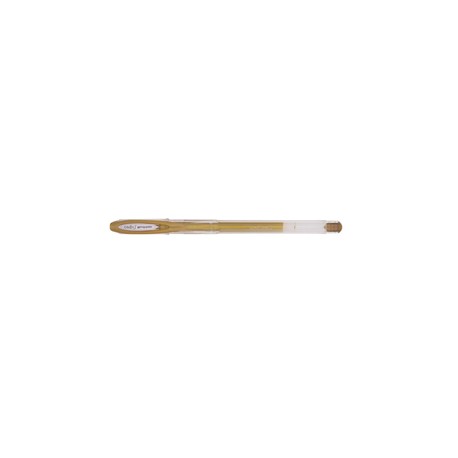 Penna a sfera gel con cappuccio Uni Ball Signo M120  - punta 0,8mm  - oro - Uni Mitsubishi