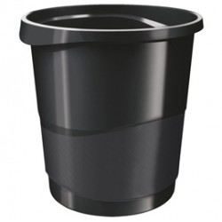 Cestino gettacarte Europost VIVIDA - 25,8 x 28,5 cm - altezza 32,2 cm - 14 L - nero - Esselte