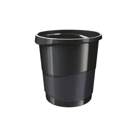 Cestino gettacarte Europost VIVIDA - 25,8 x 28,5 cm - altezza 32,2 cm - 14 L - nero - Esselte