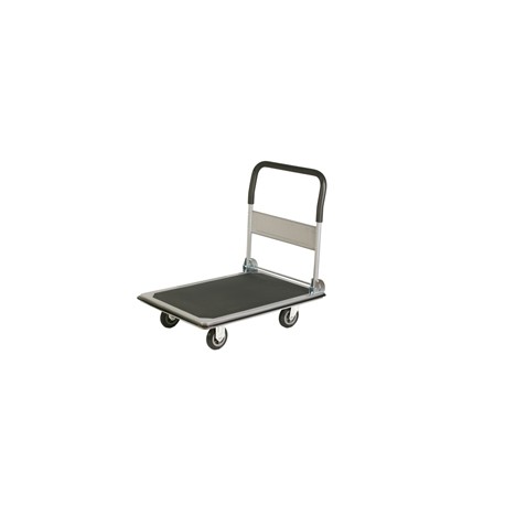 Carrello portatutto PZS250 - pieghevole - portata max 300 kg - 91 x 61 x 87 cm - grigio/nero - Serena Group