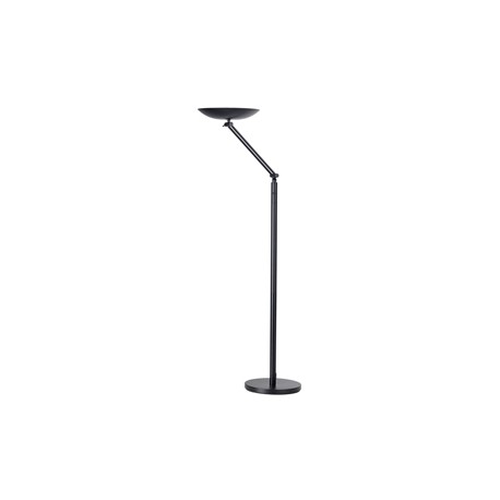 Lampada da terra articolata Varialux - a led - base diametro 34 cm - H 160/180 cm - 23 W - nero - Unilux