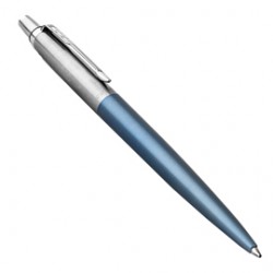 Penna sfera Jotter Core - punta M - fusto blu ghiaccio - Parker