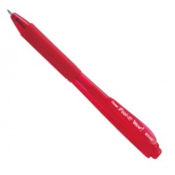 Penna a sfera a scatto Feel It Wow - punta 1,0 mm - rosso - Pentel