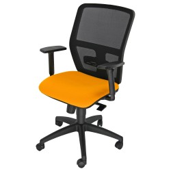Seduta operativa ergonomica Kemper A Arancio c/bracc.reg.