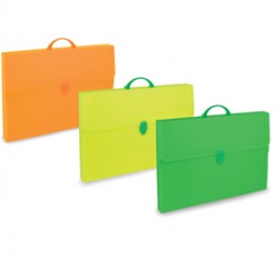 Valigetta Polionda Fluo -36,5x56,5cm - dorso 5,5cm - colori assortiti - Favorit