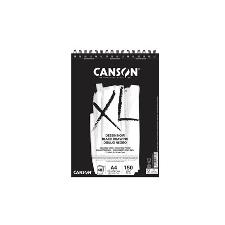 Album XL Dessin noir - A4 - 150 gr - 40 fogli - Canson