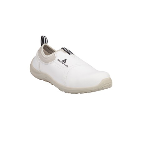 Calzatura di sicurezza Miami S2 FO AE SRC - microfibra/poliuretano - numero 47 - bianco - Deltaplus