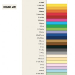 Cartoncino Bristol Color - 50 x 70 cm - 200 gr - marrone 75 - Favini - conf. 25 fogli