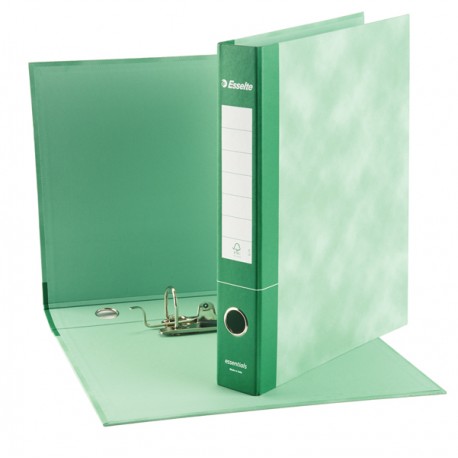 Registratore Essentials G74 - dorso 5 cm - protocollo 23x33 cm - verde - Esselte