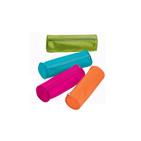 Astuccio Tombolino con cerniera - 22x8xØ8cm - colori assortiti - Pagna