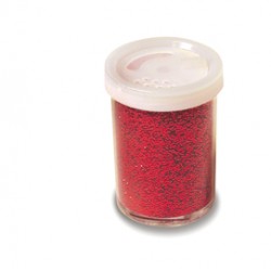 Glitter flacone grana fine - 25ml - rosso - Deco