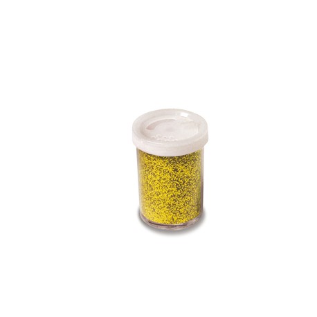 Glitter flacone grana fine - 25 ml - oro - Deco