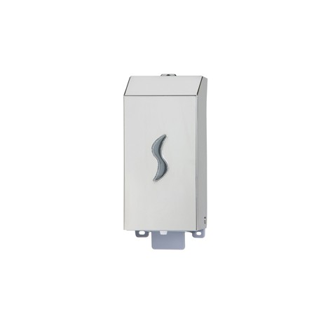 Dispenser sapone liquido Brinox  - 9,5x10,5x22,5 cm - capacità 0,5 L - acciaio inox - Medial