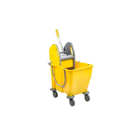 Carrello per pulizie Pressduo - 30 L - 60 x 36 x 82 cm - giallo - Medial