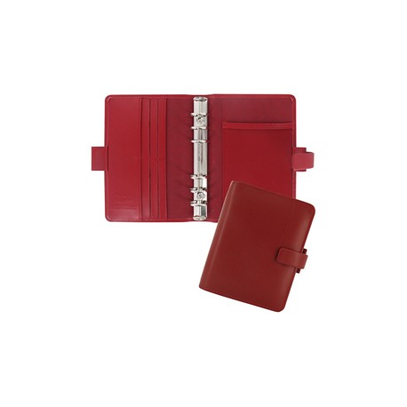 Organiser Metropol Pocket - similpelle - rosso - 14,6 x 11,5 x 3,5mm - Filofax