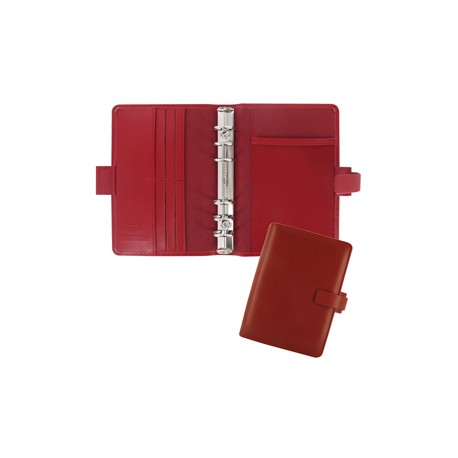 Organiser Metropol Personal - similpelle - rosso - 18,8 x 13,5 x 3,8cm - Filofax