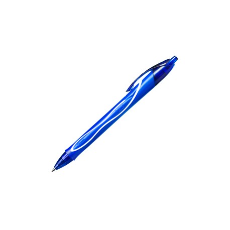Scatola 12 penna sfera scatto Gelocity quick dry blu BIC®