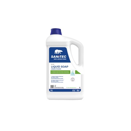 Sapone liquido Green Power - 5 L - floreale - Sanitec