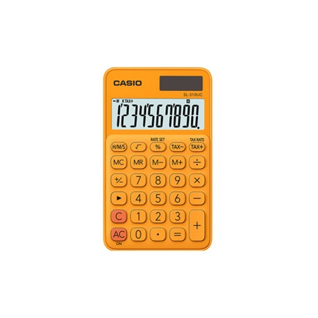 Calcolatrice tascabile SL-310UC arancio CASIO