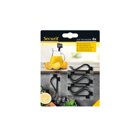 Supporti clip per targhette - Securit - set 6 pezzi