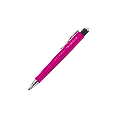 Portamine 0,7MM Poly Matic fusto rosa FABER CASTELL