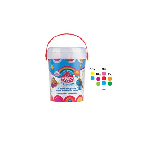 Vaso 100 salsicciotti - glitter - 50gr - DiDO'