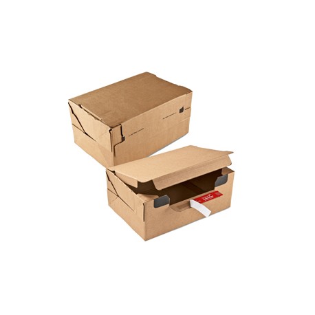 Scatola Return Box CP 069 - S - 28,2 x 19,1 x 9 cm - cartone - avana - ColomPac