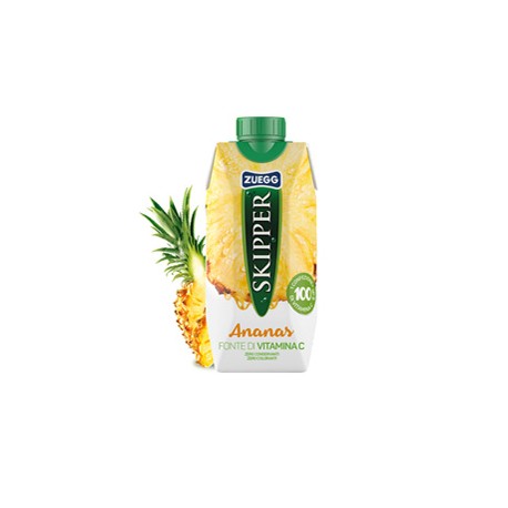 Succo Skipper - gusto ananas - Zuegg - brick 330 ml