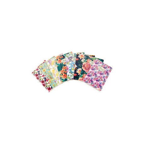 Maxiquaderno Nature Flowers - A4 - 1 rigo - 42 fogli - 80 gr - Pigna