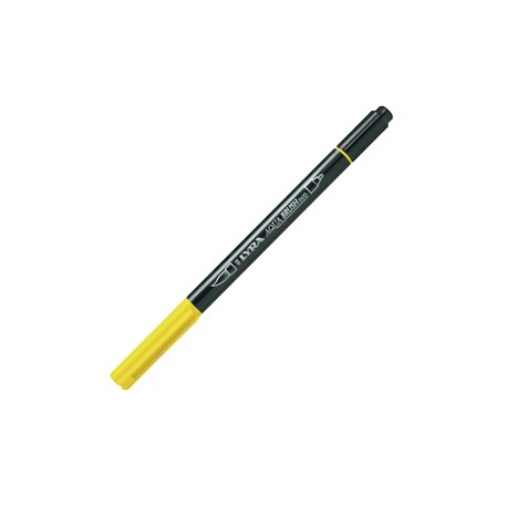 Pennarello Aqua Brush Duo - punte 2/4 mm - giallo di cadmio limone - Lyra