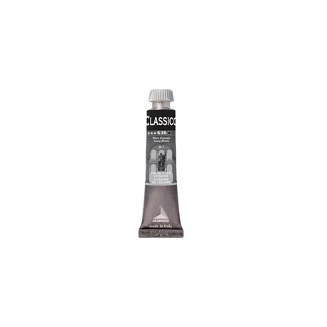 Colore a olio - extrafine - 20 ml - nero d'avorio - Maimeri