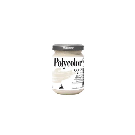 Colore vinilico Polycolor - 140 ml - bianco platino - Maimeri