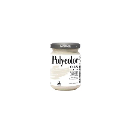 Colore vinilico Polycolor - 140 ml - bianco titanio - Maimeri