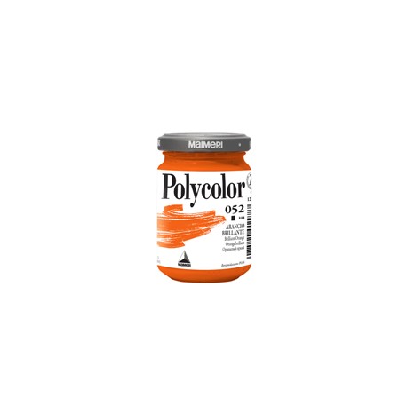 Colore vinilico Polycolor - 140 ml - arancio brillante - Maimeri