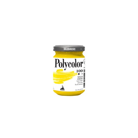 Colore vinilico Polycolor - 140 ml - giallo limone - Maimeri