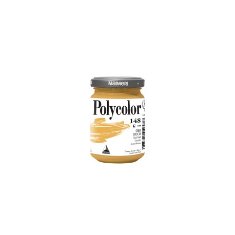 Colore vinilico Polycolor - 140 ml - oro ricco - Maimeri