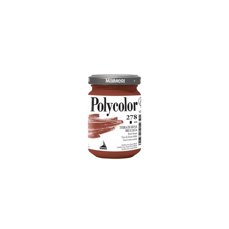 Colore vinilico Polycolor - 140 ml - terra di Siena bruciato - Maimeri