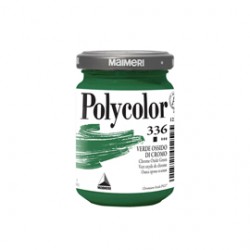 Colore vinilico Polycolor - 140 ml - verde ossido di cromo - Maimeri