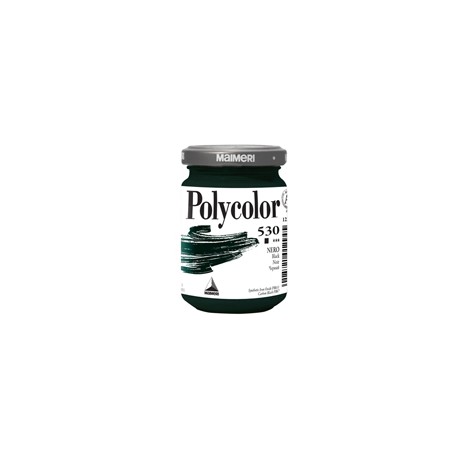 Colore vinilico Polycolor - 140 ml - nero - Maimeri