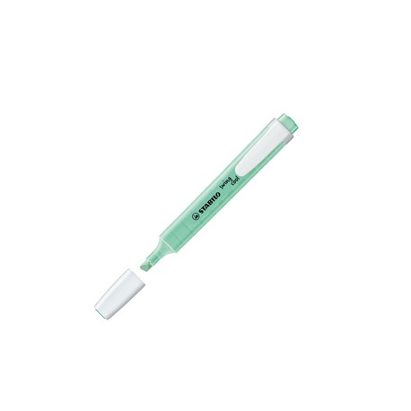 Evidenziatore Swing Cool pastel - punta a scalpello - tratto 1 - 4 mm - verde menta 116 - Stabilo