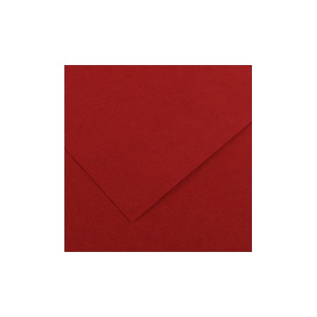 Foglio Colorline - 70x100 cm - 220 gr - rosso granata - Canson