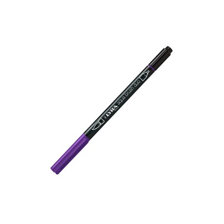 Pennarello Aqua Brush Duo - punte 2/4 mm - violetto bluastro - Lyra